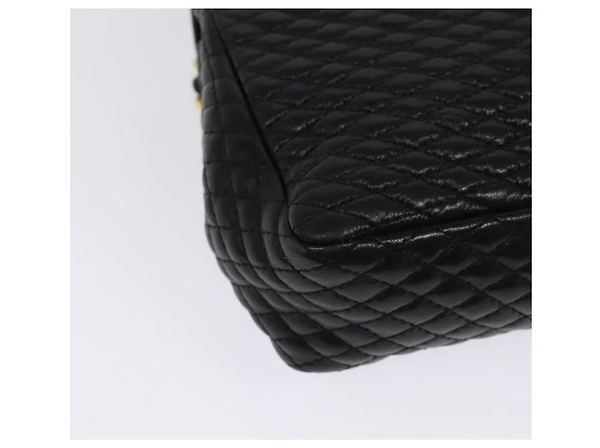 BALLY Borsa a Spalla con Catena Pelle Nera Oro Auth 141002 Nero D'oro - vista 12