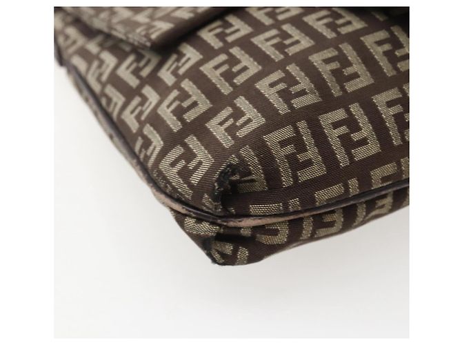 FENDI Zucchino Canvas Schultertasche Braun Auth bs29399 - Ansicht 11