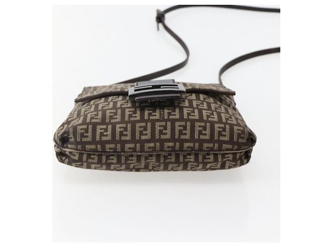 FENDI Zucchino Canvas Schultertasche Braun Auth bs29399 - Ansicht 9