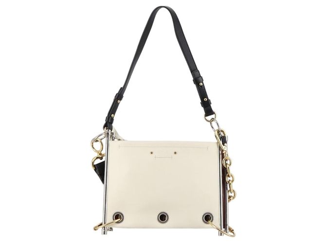 Chloé Borsa a Spalla Chloe Roy in Pelle Bordeaux Oro Auth BA5266 D'oro Bordò - vista 2