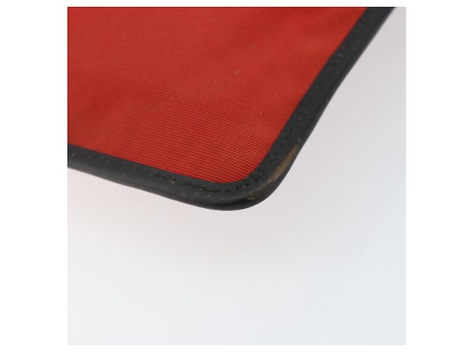 Borsa a Spalla GUCCI in Nylon Rosso Argento 019 0348 Auth ep10806 - vista 12