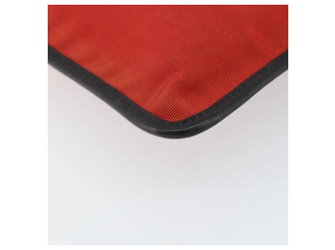Borsa a Spalla GUCCI in Nylon Rosso Argento 019 0348 Auth ep10806 - vista 13