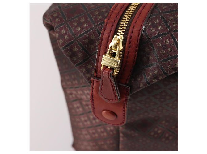 Borsa Boston in tela Balenciaga Rossa Oro Auth bs29348 Rosso D'oro - vista 16