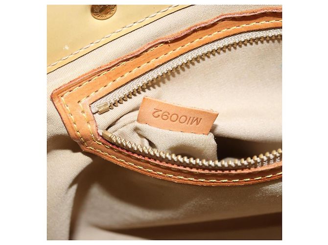 LOUIS VUITTON Borsa a Mano Monogram Vernis Reade PM Beige M91334 LV Auth ep10940 - vista 12
