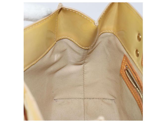 LOUIS VUITTON Borsa a Mano Monogram Vernis Reade PM Beige M91334 LV Auth ep10940 - vista 19