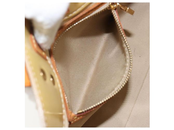 LOUIS VUITTON Borsa a Mano Monogram Vernis Reade PM Beige M91334 LV Auth ep10940 - vista 20