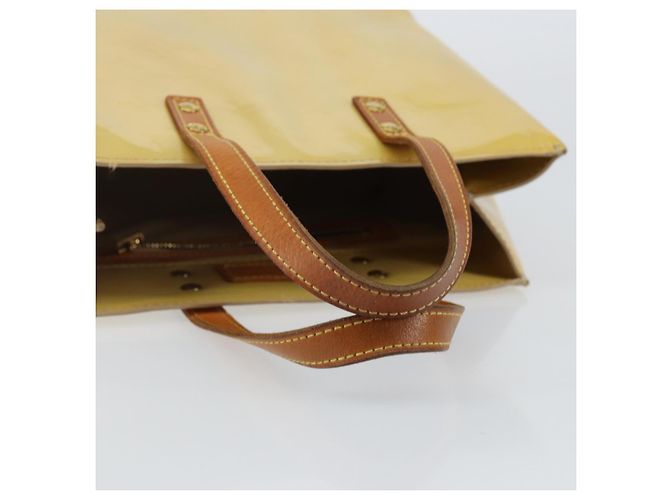 LOUIS VUITTON Borsa a Mano Monogram Vernis Reade PM Beige M91334 LV Auth ep10940 - vista 7