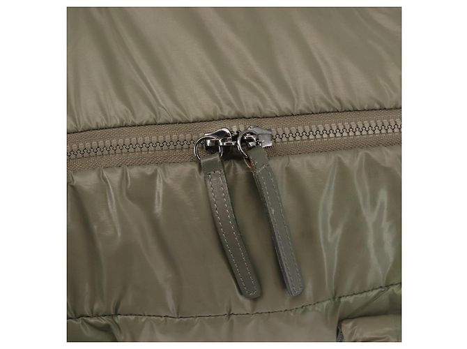 CHANEL Borsa Tote Cocoon Nylon Grigio Argento CC Auth BA5928 Marrone - vista 15