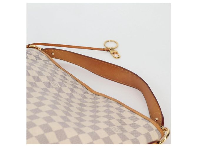 LOUIS VUITTON Borsa a Spalla Damier Azur Delightful MM N41448 LV Auth 142302V - vista 14