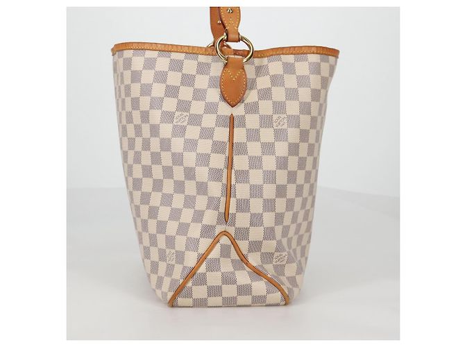LOUIS VUITTON Borsa a Spalla Damier Azur Delightful MM N41448 LV Auth 142302V - vista 3