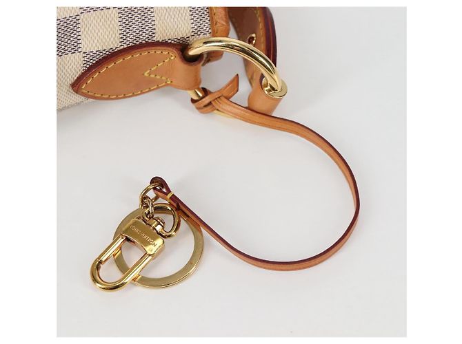 LOUIS VUITTON Borsa a Spalla Damier Azur Delightful MM N41448 LV Auth 142302V - vista 9