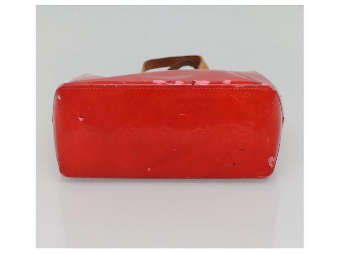 LOUIS VUITTON Monogram Vernis Reade PM Borsa a Mano Rossa M91088 LV Auth 141534 Rosso - vista 5