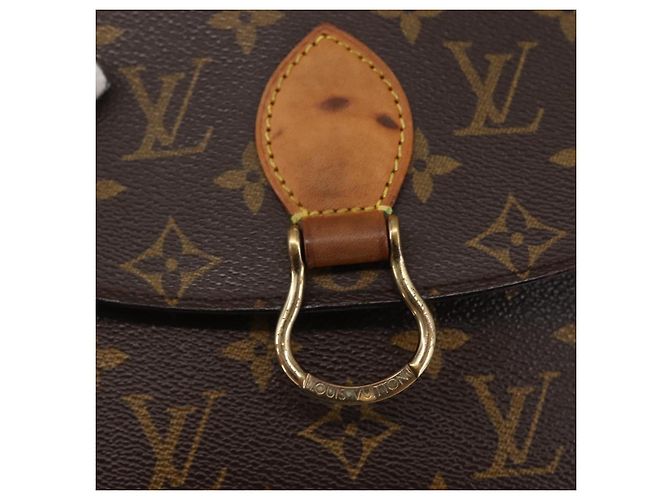 LOUIS VUITTON Borsa a Spalla Monogram Saint Cloud MM M51243 LV Auth BA5727 Monogramma - vista 14
