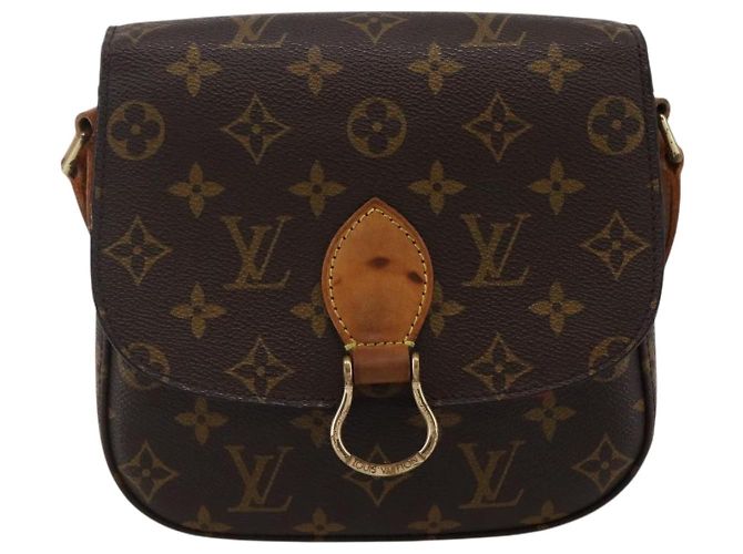 LOUIS VUITTON Borsa a Spalla Monogram Saint Cloud MM M51243 LV Auth BA5727 Monogramma - vista 2