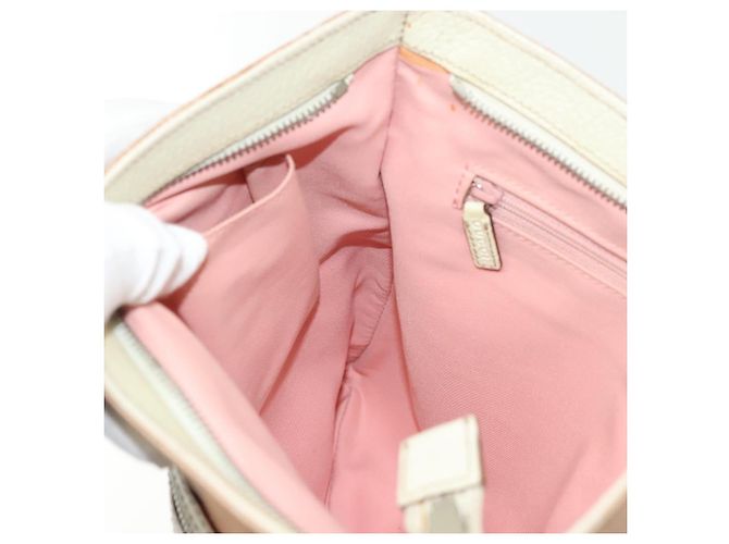 Borsa a Spalla GG Canvas Sherry Line Gucci Rosa Argento Kaki 145809 Auth 141421 Cachi - vista 21