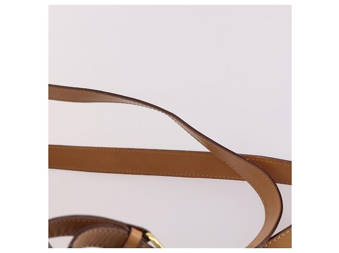 Céline CELINE Macadam Canvas Backpack PVC Leather Brown Gold Auth ep10632 Golden - view 10