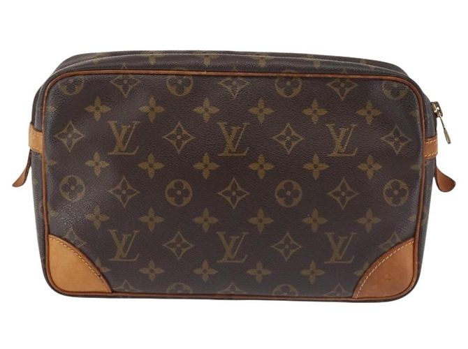 LOUIS VUITTON Pochette Compiegne 28 M51845 LV Auth BA5993 Monogramma - vista 3