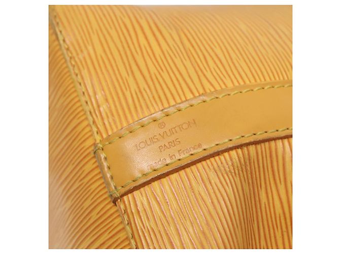Noe LOUIS VUITTON Borsa a Spalla Petit Noé Epi Gialla M44109 LV Auth 141331 Giallo - vista 17