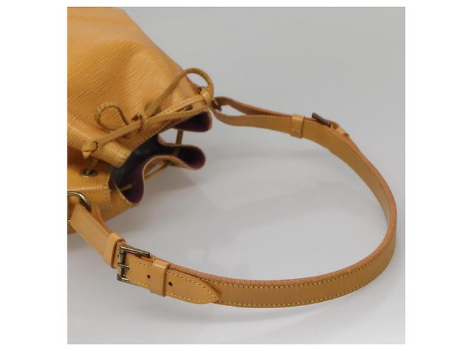 Noe LOUIS VUITTON Borsa a Spalla Petit Noé Epi Gialla M44109 LV Auth 141331 Giallo - vista 7