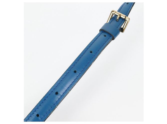 LOUIS VUITTON Sac à épaule Epi Grenel Bleu M52362 LV Auth yk19396 - vue 12