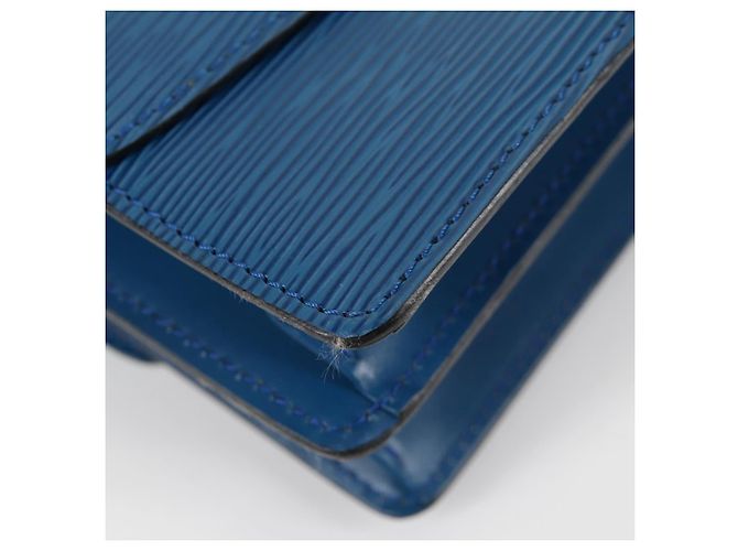 LOUIS VUITTON Sac à épaule Epi Grenel Bleu M52362 LV Auth yk19396 - vue 17