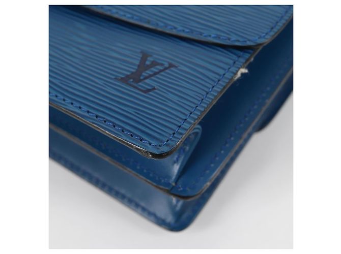 LOUIS VUITTON Sac à épaule Epi Grenel Bleu M52362 LV Auth yk19396 - vue 18
