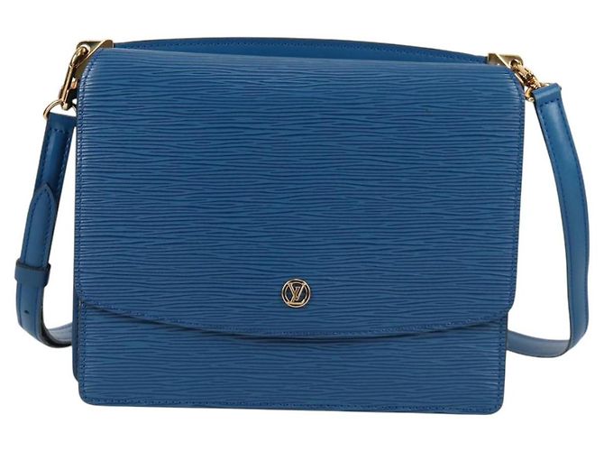 LOUIS VUITTON Sac à épaule Epi Grenel Bleu M52362 LV Auth yk19396 - vue 2