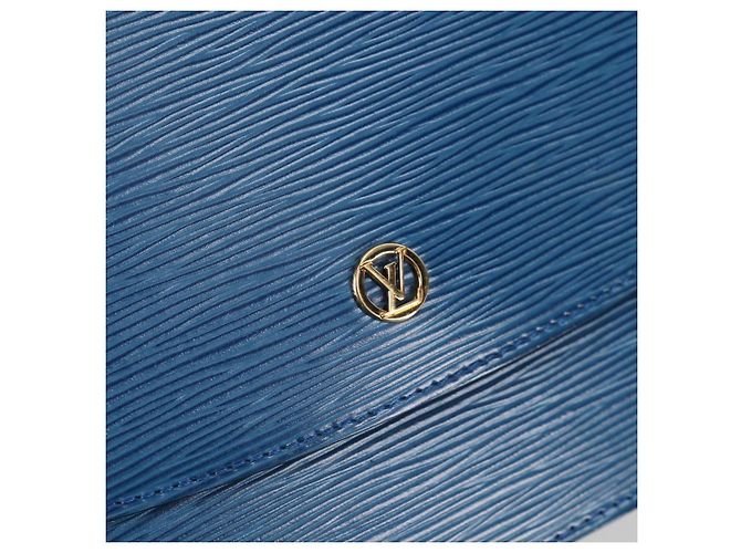 LOUIS VUITTON Sac à épaule Epi Grenel Bleu M52362 LV Auth yk19396 - vue 21