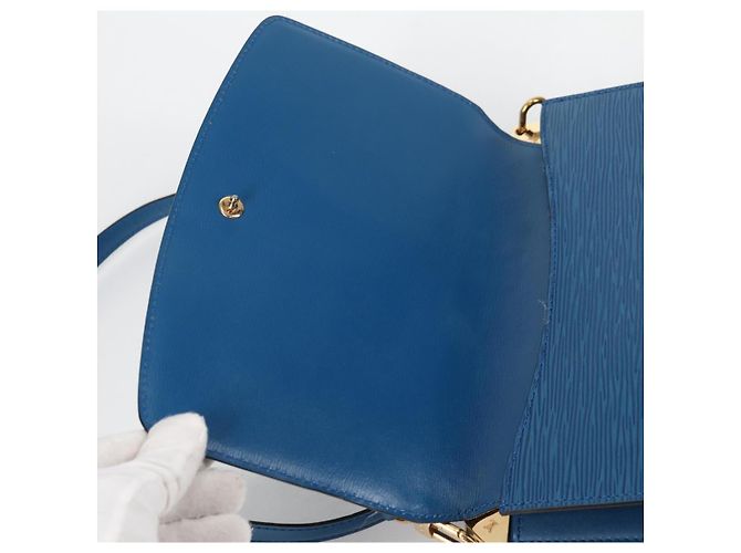 LOUIS VUITTON Sac à épaule Epi Grenel Bleu M52362 LV Auth yk19396 - vue 22