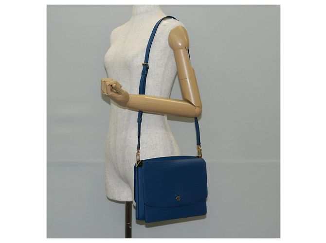 LOUIS VUITTON Sac à épaule Epi Grenel Bleu M52362 LV Auth yk19396 - vue 28