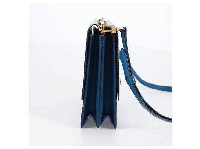 LOUIS VUITTON Sac à épaule Epi Grenel Bleu M52362 LV Auth yk19396 - vue 7