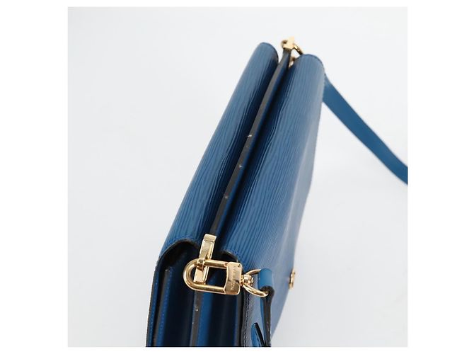 LOUIS VUITTON Sac à épaule Epi Grenel Bleu M52362 LV Auth yk19396 - vue 8