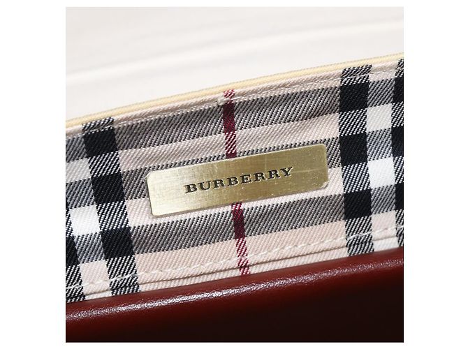 Burberry Borsa a Spalla in Tela Beige Auth BA5950 - vista 15