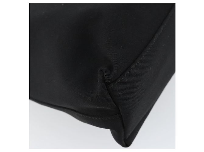 Borsa a Spalla Vala Chain in Tela Nera Salvatore Ferragamo Auth bs29117 Nero - vista 13