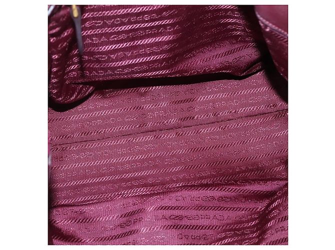 PRADA Borsa a mano in nylon viola oro Auth 141705 D'oro Porpora - vista 17