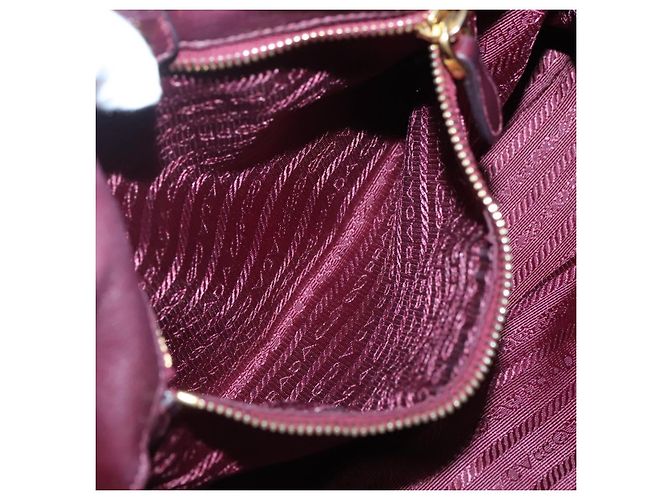 PRADA Borsa a mano in nylon viola oro Auth 141705 D'oro Porpora - vista 20