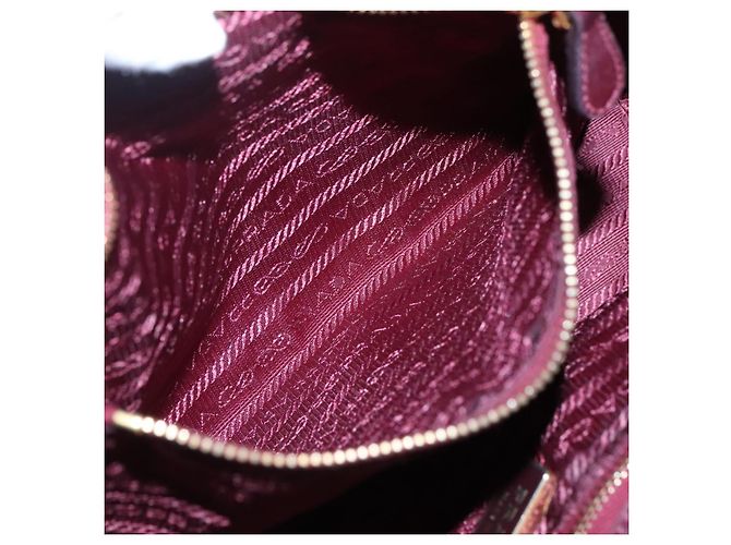 PRADA Borsa a mano in nylon viola oro Auth 141705 D'oro Porpora - vista 21