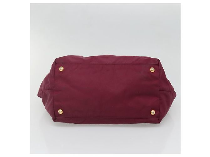 PRADA Borsa a mano in nylon viola oro Auth 141705 D'oro Porpora - vista 9