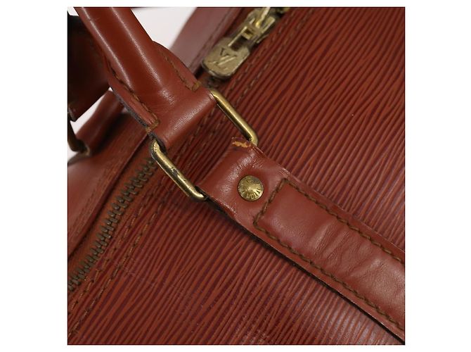 LOUIS VUITTON Epi Keepall 50 Borsa Boston Marrone M42968 LV Auth bs29308 - vista 15