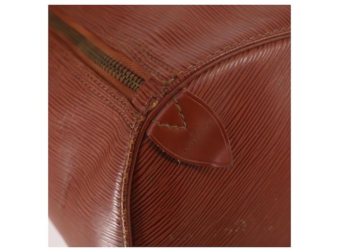 LOUIS VUITTON Epi Keepall 50 Borsa Boston Marrone M42968 LV Auth bs29308 - vista 16