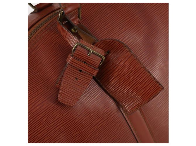 LOUIS VUITTON Epi Keepall 50 Borsa Boston Marrone M42968 LV Auth bs29308 - vista 17