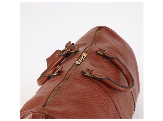 LOUIS VUITTON Epi Keepall 50 Borsa Boston Marrone M42968 LV Auth bs29308 - vista 6
