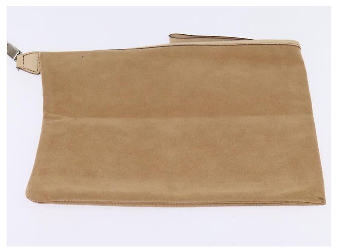 Salvatore Ferragamo Borsa a Spalla Gancini in Vinile Marrone Argento Auth 135345 - vista 19