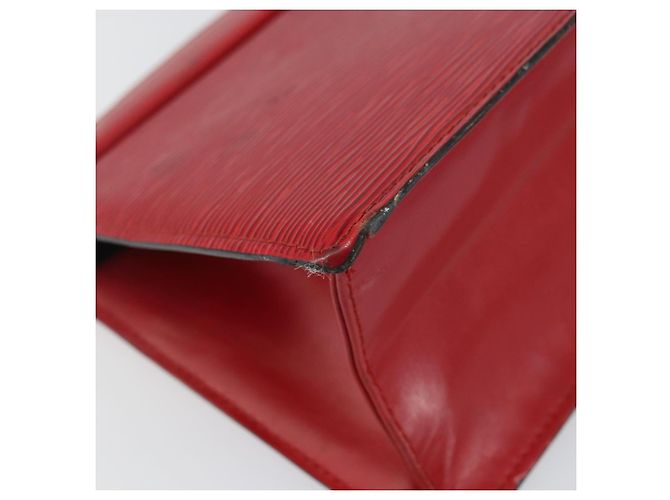 LOUIS VUITTON Epi Trousse Crete Clutch Rossa M48407 LV Auth BA5996 Rosso - vista 14