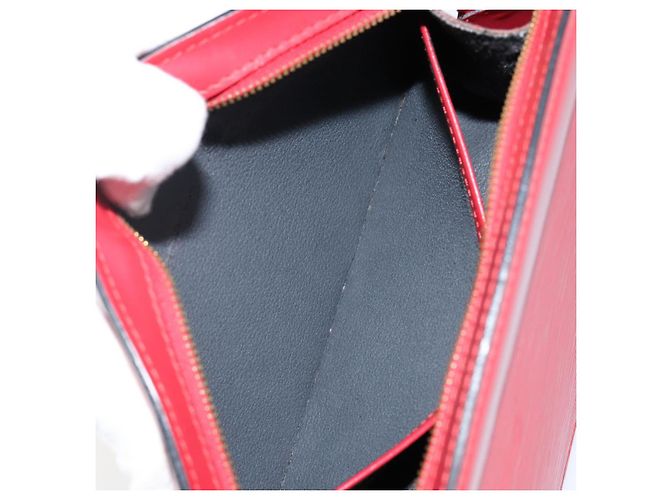 LOUIS VUITTON Epi Trousse Crete Clutch Rossa M48407 LV Auth BA5996 Rosso - vista 19