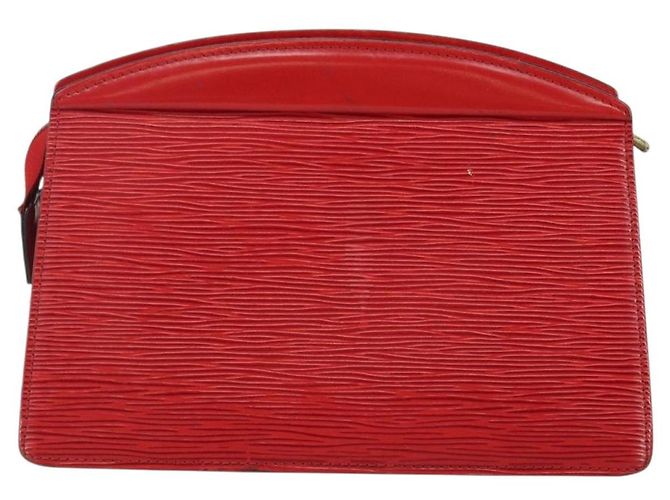 LOUIS VUITTON Epi Trousse Crete Clutch Rossa M48407 LV Auth BA5996 Rosso - vista 2