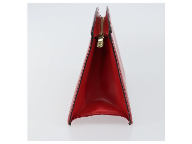 LOUIS VUITTON Epi Trousse Crete Clutch Rossa M48407 LV Auth BA5996 Rosso - vista 3