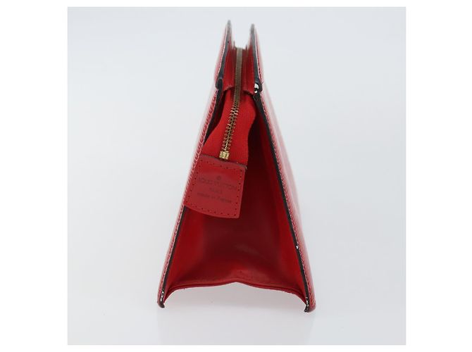 LOUIS VUITTON Epi Trousse Crete Clutch Rossa M48407 LV Auth BA5996 Rosso - vista 4