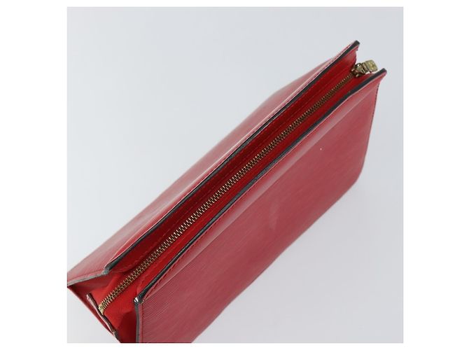 LOUIS VUITTON Epi Trousse Crete Clutch Rossa M48407 LV Auth BA5996 Rosso - vista 5