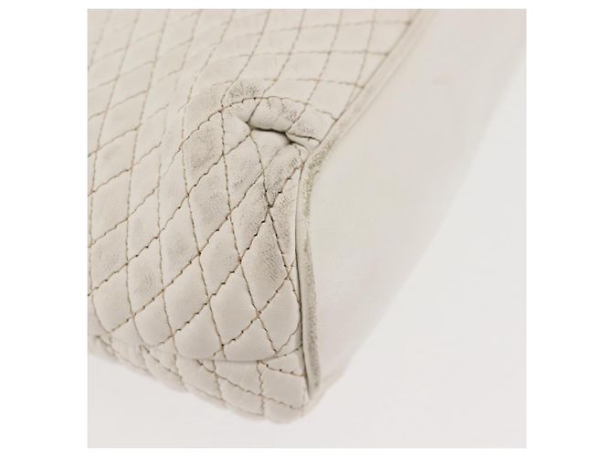 BALLY Borsa a Spalla a Catena in Pelle Bianca e Oro Auth BA5895 Bianco D'oro - vista 10